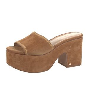 Veronica Beard Dessie Suede Platform Sandal
